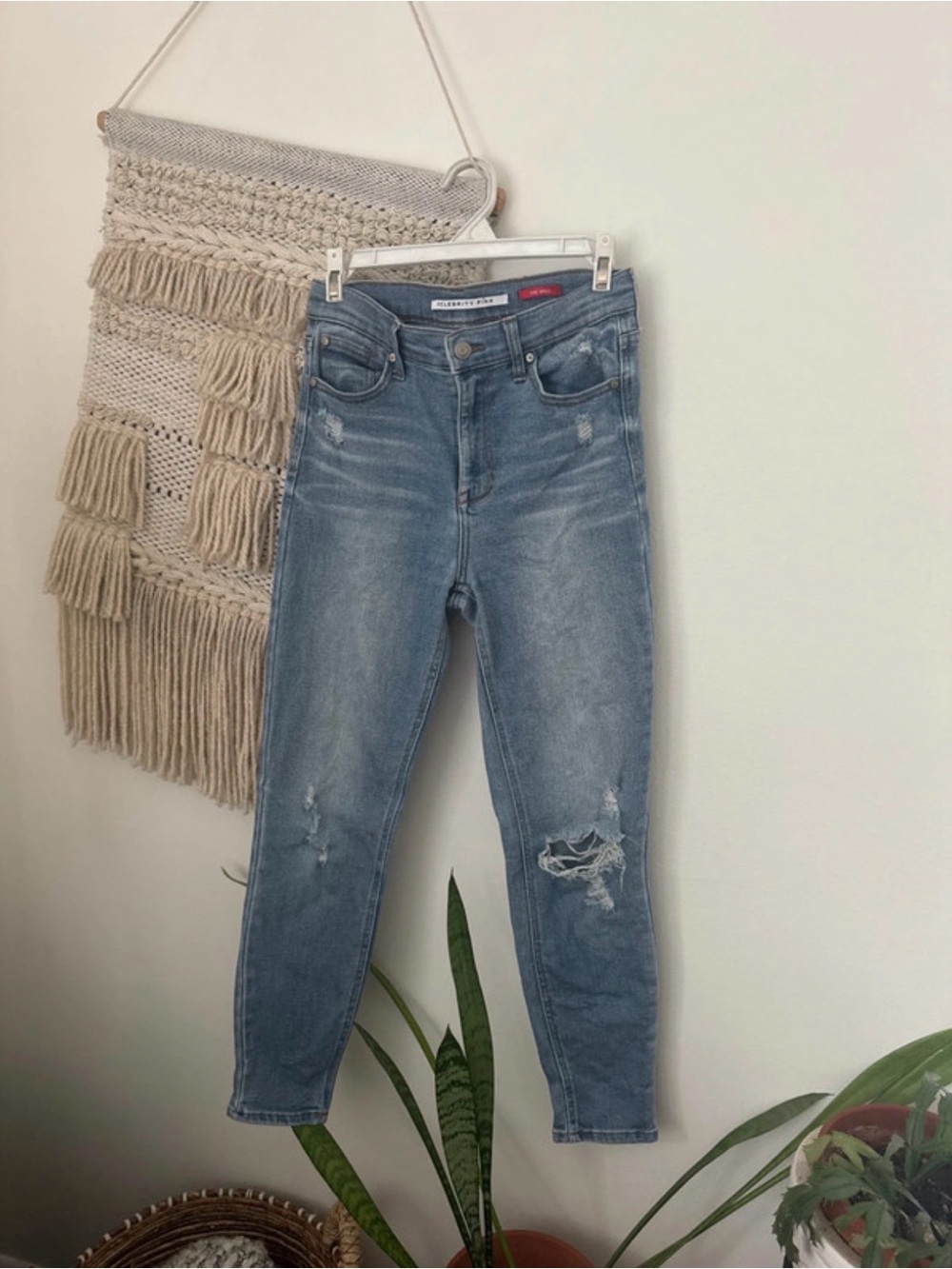 Celebrity Pink The Spice Distressed Skinny Jeans